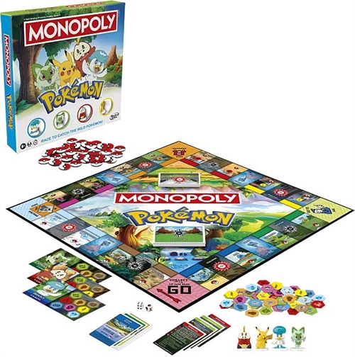 Monopoly - Pokemon - Brætspil (Dansk udgave)